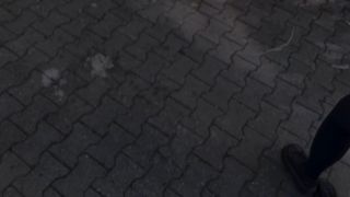 Shows Off Her Pussy On The Street On The First Date Cum In Her Pussys - Public-1