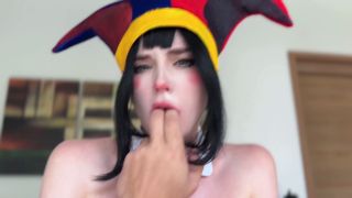 Sweetie Fox – Pomni Deepthroats, Footjobs and Rough Fucks Till 2 Cumshots.-7