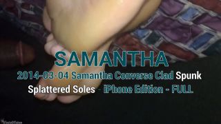 ATasteOfTaboo aka atasteoftabo_o - 05-29-2024 OnlyFans Video - Samantha Converse Clad Spunk Splattered Soles _ POV _ PRT1 Samantha enchanting video ATasteOfTaboo fetish-0