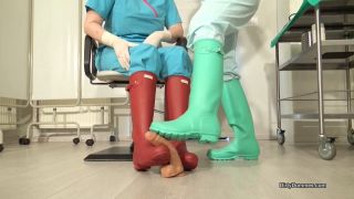 online video 14 Queens of Kink: Fetish Liza and Miss Miranda - Medical bootjob POV on fetish porn best feet fetish-4