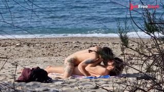 Beach Sex - hot and passionate - Squirting 7.40, 13.25 Video shot with my new telephoto lens-7