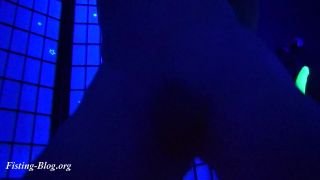 Blacklight Strip Tease and Dildo Fuck – Candy Cameltoe(Fisting porn videos)-2