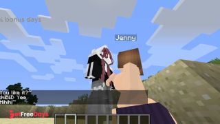 I have fun with Jenny on Minecraft-2