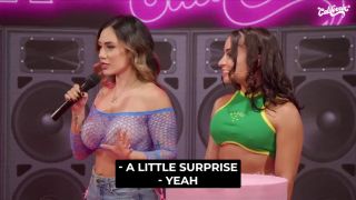 Anal MONIQUE BERTOLINI, THE NAUGHTIEST PRESENTER IN BRAZIL SHOVES A PLUG UP RAFAELA LIMAS ASSHOLE ON SHOW-5