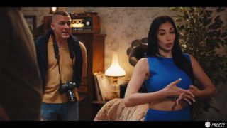 6231 French Brunette With Fake Enhanced Huge Boobs Gets Her N...-4