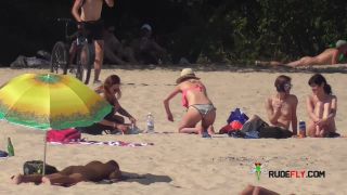 Girl nudist masturbation at beach  2-3