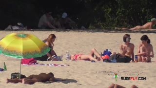 Girl nudist masturbation at beach  2-4