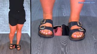 [K2S.CLUB] UNDER AMBER - Amber X and Miss Lucy 198. Stomping Your Cock - Balls In Our Dusty Old Birkenstocks - FullHD 1080P-7