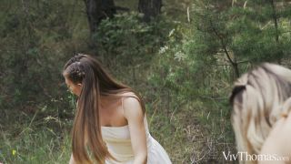 Erika E & Elina De Lion - Hookah In Nature - Lesbians-1