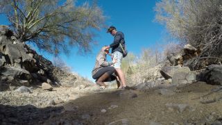 M@nyV1ds - Mya Ryker - Slurping Cum From Hand on Hike-4