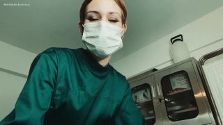 Mistress Euryale - Testicles Removal Surgery and Stitching on a Respirator - Femdom Pov.-2