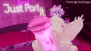 60Fps Furry Girl Gives A Paw Job-1