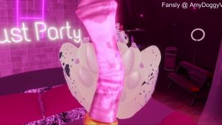 60Fps Furry Girl Gives A Paw Job-3