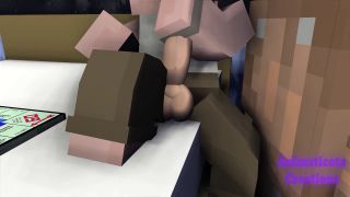 Animaticota - Late game night with the boys - Minecraft Gay Sex Animation-8