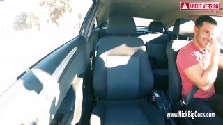 Fucking In The Car Of A Fake Uber With A Milf With Big Breasts And She -1