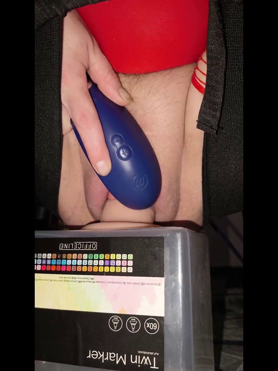 [K2S.CLUB] Joannawet - Ich reite einen meiner dildos auf elastischem fickhocken - HD 720P