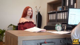 Miss Olivia Fuck For Loan In Bank (Amateur porn)-1