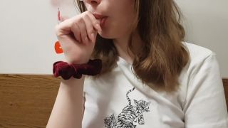 xxx clip 42  WetSchoolGirl – ASMR Wet Thumb Sucking, self sucking on teen-1