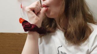 xxx clip 42  WetSchoolGirl – ASMR Wet Thumb Sucking, self sucking on teen-6