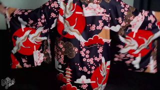 Vegasofcrowley - How cute do I look sucking cock in my new kimono from Anime Dakimakura Pillow?-1