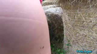 Roll in the Hay with Hot Brunette - September 23, 2014-4