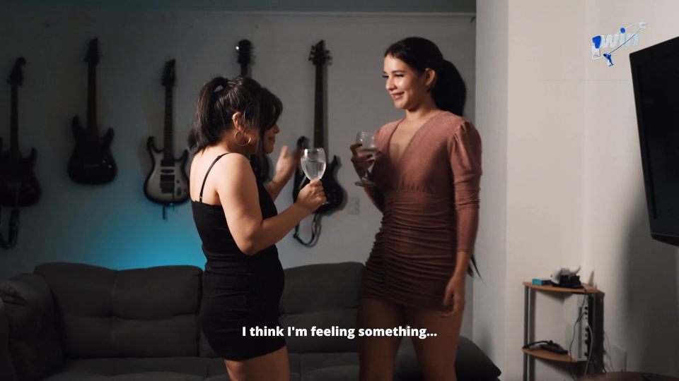 6277 Romantic Sexy Lesbian Girls Dancing Bachata And Scissoring