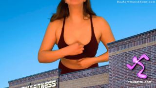 Larger Than Life - Sweaty Gym Growth starring Goddess Freya (Fetish porn)-5