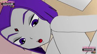 Uncensored2D - Teen Titans UNCENSORED 2D Raven r34 xxx nude PORN Big Ass Rule ANIME HENTAI cartoon-1