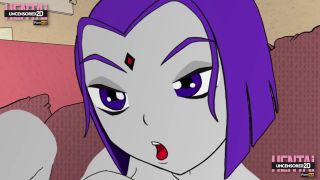 Uncensored2D - Teen Titans UNCENSORED 2D Raven r34 xxx nude PORN Big Ass Rule ANIME HENTAI cartoon-9