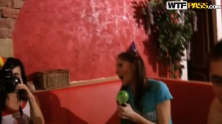 StudentSexParties - Birthday sex party by the pool - Facial-6