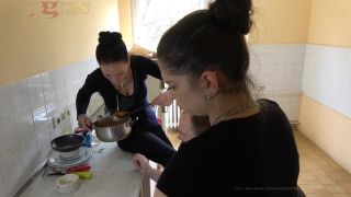 cruel mistress femdom lesbian girls | AbsCbtDangerousGirls: Lady Chantal - Without Snot There Is No Meal | lady chantal-6