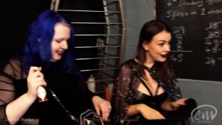 clip 35 Domestic Femdom – Cate Mcqueen And Mxtress Valleycat – The Trick Or Treat Feet Game - cfnm - feet porn captioned femdom situations-2