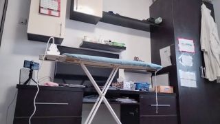 HairyMaid - Amateur wife does housework naked, Latina hairy pussy, big ass.-7