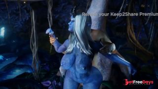 [GetFreeDays.com] The draenei girl wandered into a magical place so the knight could stretch her on his huge cock. 3D Adult Video July 2023-1