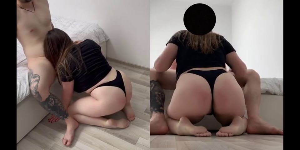 Brunette 3 ROYAL TITS ARE BACK  WILD BLOWJOBS FROM different sides  THROAT  VIDEO EVERY DAY 