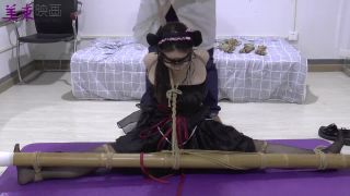 china rope bondage shibari leotard blindfold suspension-1