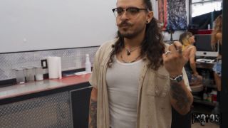 Gigi Sweets - Gigi Strips in the Tattoo Shop - Big Tits-9