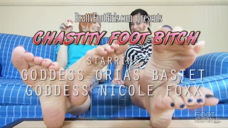 porn clip 31 brandi love femdom empire Bratty Foot Girls - Orias Bastet, Nicole Foxx - Our Chastity Foot Bitch - humiliation - pov slim fetish, femdom-pov on fetish porn