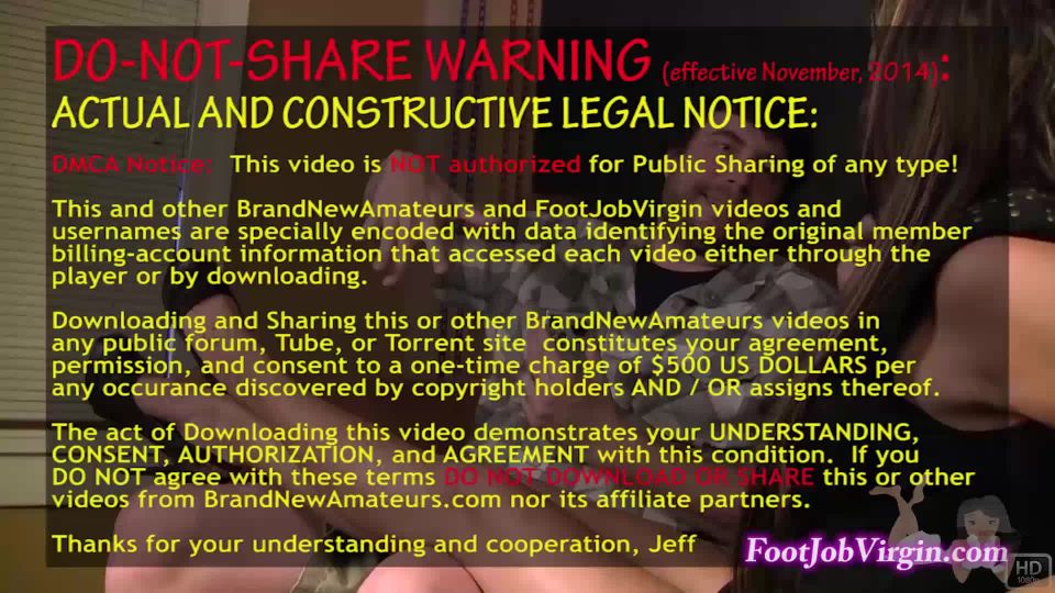 Feet porn  Feet porn  Sofia Loses Her Footjob Virginity - Virgin