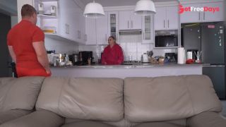 Please Cum in My Ass Daddy Stepdad catches Stepdaughter Watching Anal Porn-2