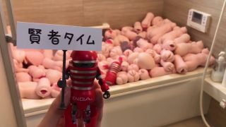 Onanist Take - 【個人撮影】総額100万円以上⁉ オナホール４００個で、オナホ風呂を作ってみた! Japanese Amateur Squirt masturbation sex anal オナニストたけ-9