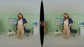  British Redhead Nurse Does Amazing Virtual Reality Striptease-9