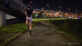 xxx video clip 32 slave247story - Young Ponygirl Practicing Walking Outdoors - UltraHD 2160p on femdom porn gay bdsm tied up-8