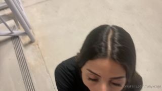 fetish Ruby Cage Sucks A Cock Gently Ruby Cage-1