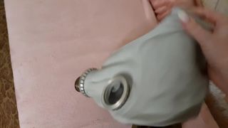 [Amateur] Fucked in a Gas Mask after work (Pegging)-0