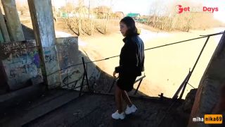 Public Blowjob Outdoors under the Bridge - Pov by-2