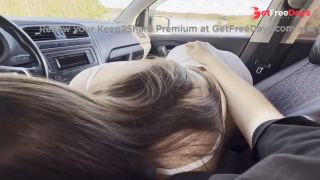 I gave myself to my stepbrother right in the car. He poured cum all over my ass-1