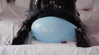 clip 29 Miss Ellie Mouse - Balloons and Latex ASMR | rubber | brunette girls porn squashing fetish-7