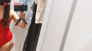 [GetFreeDays.com] Une brune sexy essaie des vtements dans le vestiaire. Chatte poilue, gros seins, gros ttons. Porn Stream June 2023-3