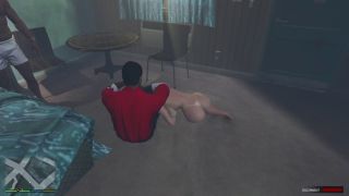 GTAHub - GTA Cheating wife: MILF Amanda Cheating Husband with 2 BBC on Motel Room Free Porn-8